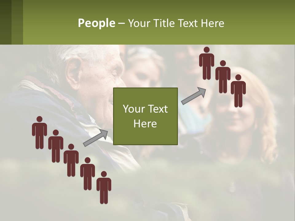 A Group Of People Standing Next To Each Other PowerPoint Template