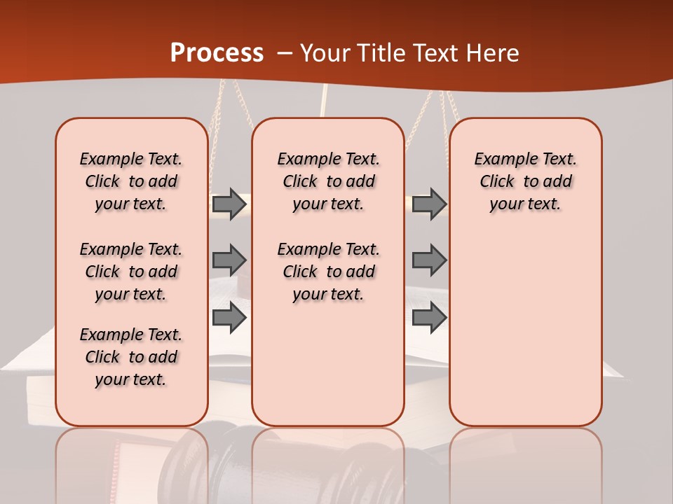 A Law Book With A Scale Of Justice On Top Of It PowerPoint Template