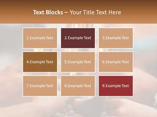 A Group Of People Holding Glasses Of Champagne PowerPoint Template