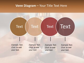 A Group Of People Holding Glasses Of Champagne PowerPoint Template