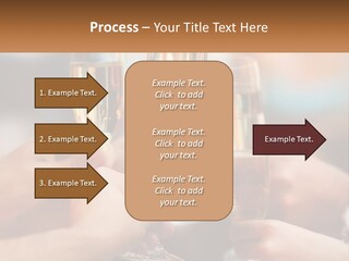 A Group Of People Holding Glasses Of Champagne PowerPoint Template
