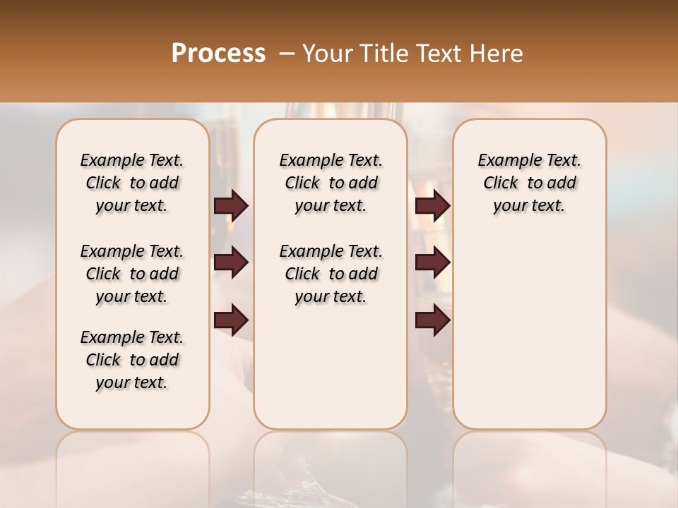 A Group Of People Holding Glasses Of Champagne PowerPoint Template