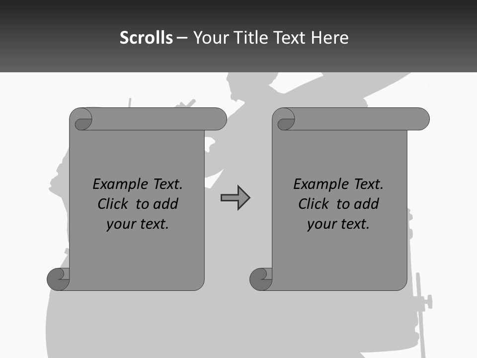 A Silhouette Of A Man Playing The Drums PowerPoint Template