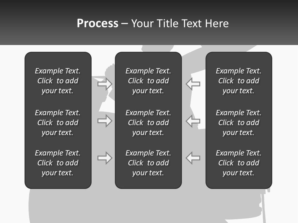 A Silhouette Of A Man Playing The Drums PowerPoint Template