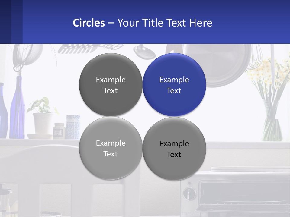 A Stove Top Oven Sitting Next To A Wall With Pots And Pans On It PowerPoint Template