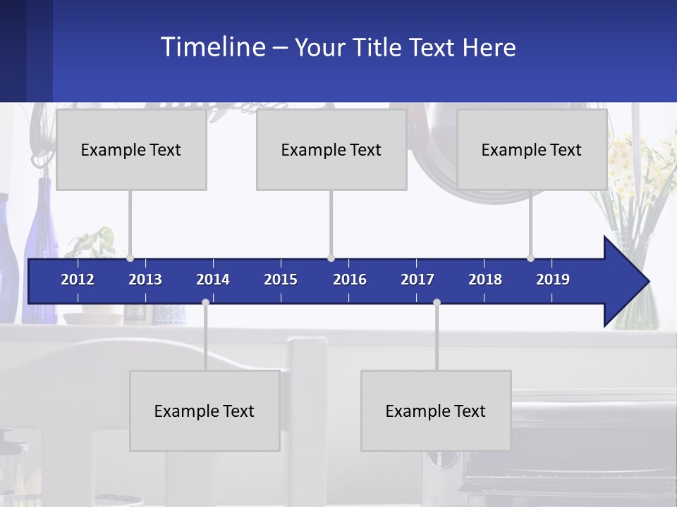 A Stove Top Oven Sitting Next To A Wall With Pots And Pans On It PowerPoint Template