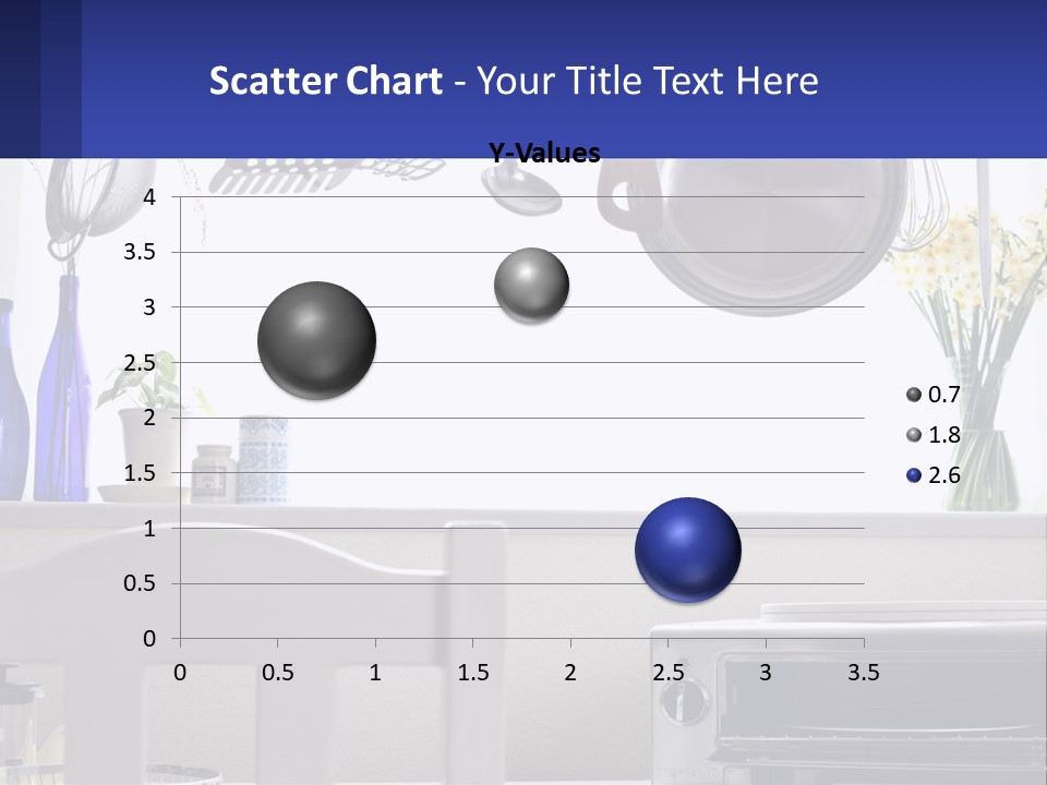 A Stove Top Oven Sitting Next To A Wall With Pots And Pans On It PowerPoint Template