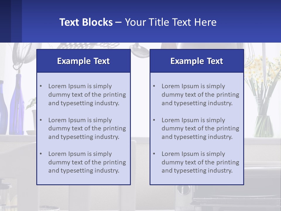 A Stove Top Oven Sitting Next To A Wall With Pots And Pans On It PowerPoint Template