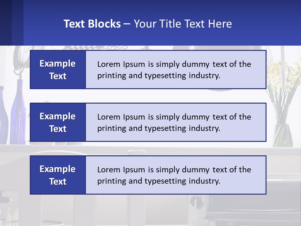 A Stove Top Oven Sitting Next To A Wall With Pots And Pans On It PowerPoint Template
