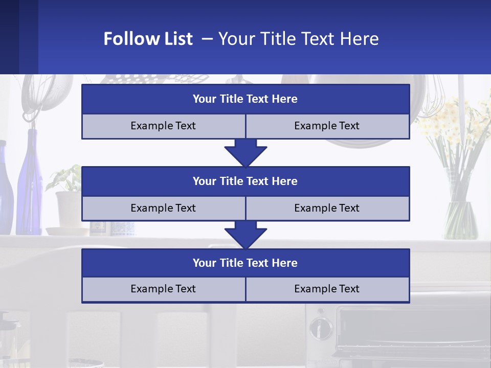 A Stove Top Oven Sitting Next To A Wall With Pots And Pans On It PowerPoint Template