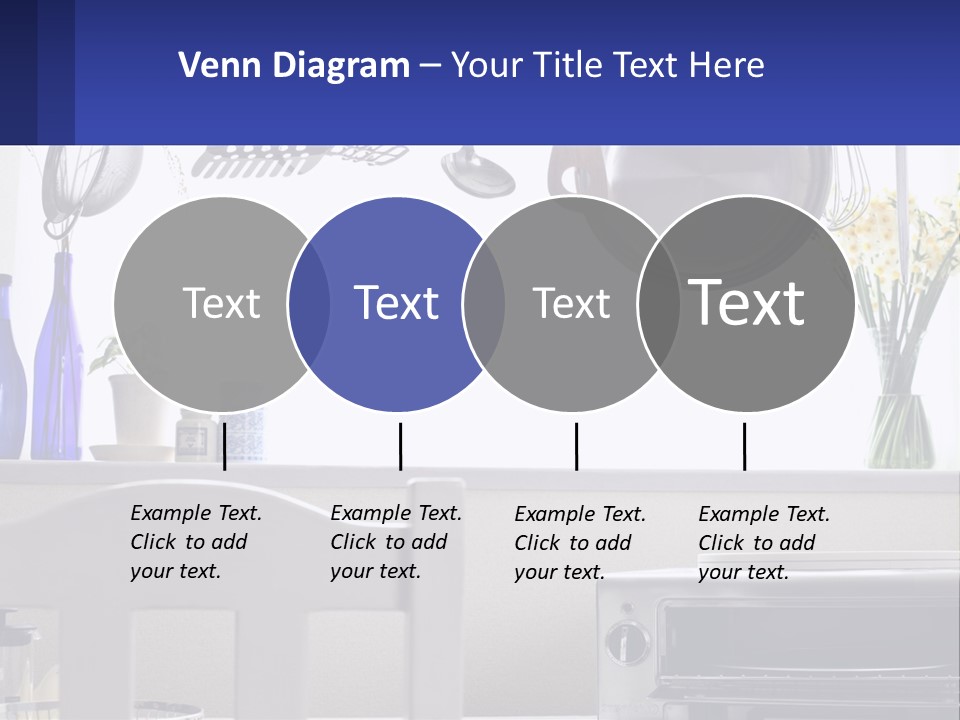 A Stove Top Oven Sitting Next To A Wall With Pots And Pans On It PowerPoint Template
