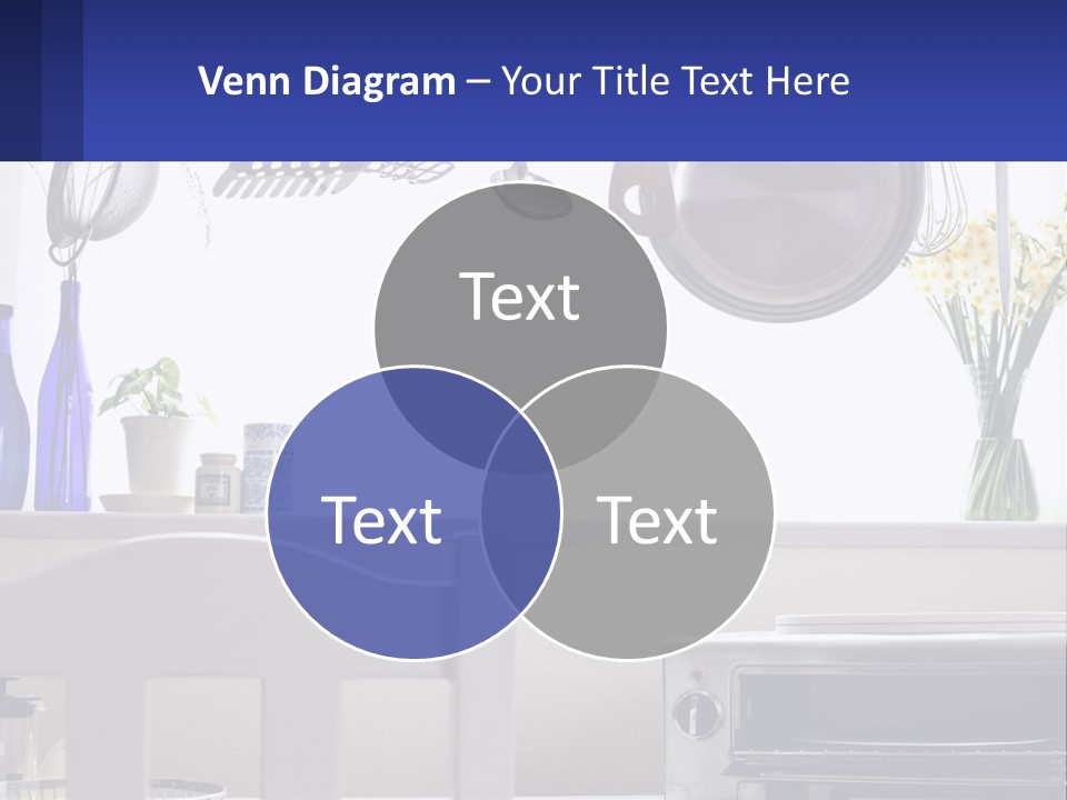 A Stove Top Oven Sitting Next To A Wall With Pots And Pans On It PowerPoint Template