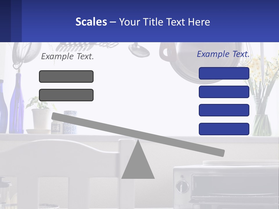 A Stove Top Oven Sitting Next To A Wall With Pots And Pans On It PowerPoint Template