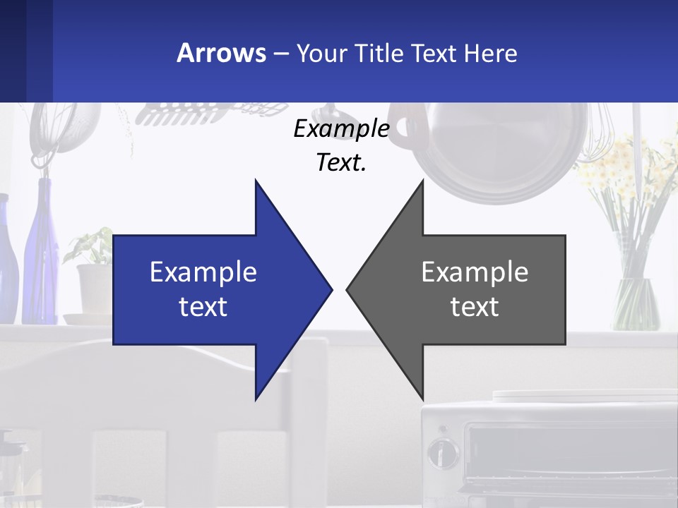 A Stove Top Oven Sitting Next To A Wall With Pots And Pans On It PowerPoint Template