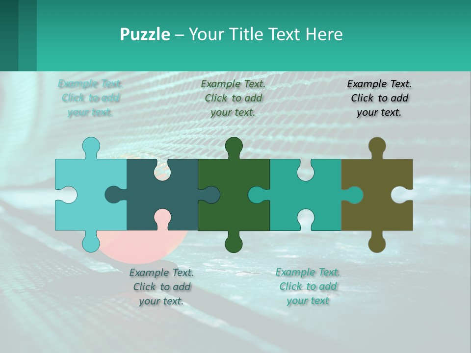A Tennis Racket Sitting On Top Of A Tennis Court PowerPoint Template