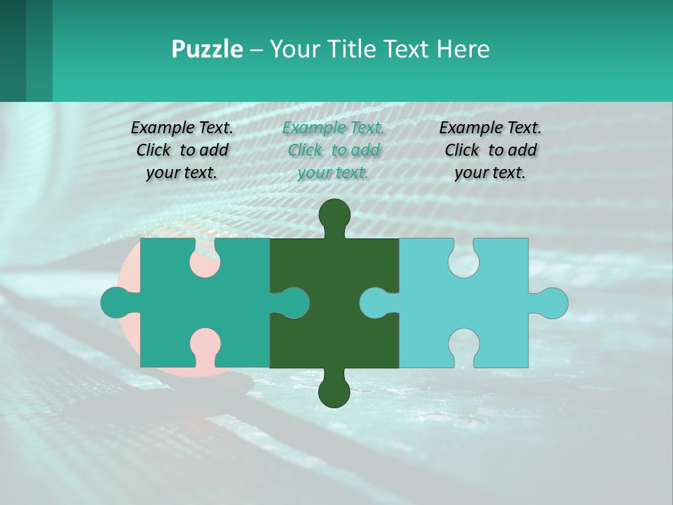 A Tennis Racket Sitting On Top Of A Tennis Court PowerPoint Template