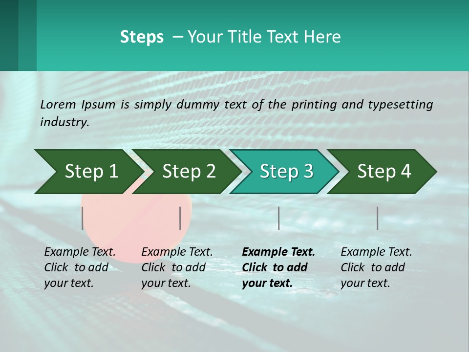A Tennis Racket Sitting On Top Of A Tennis Court PowerPoint Template