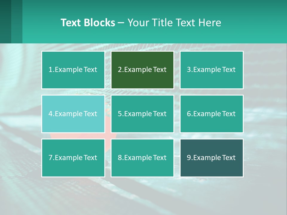 A Tennis Racket Sitting On Top Of A Tennis Court PowerPoint Template