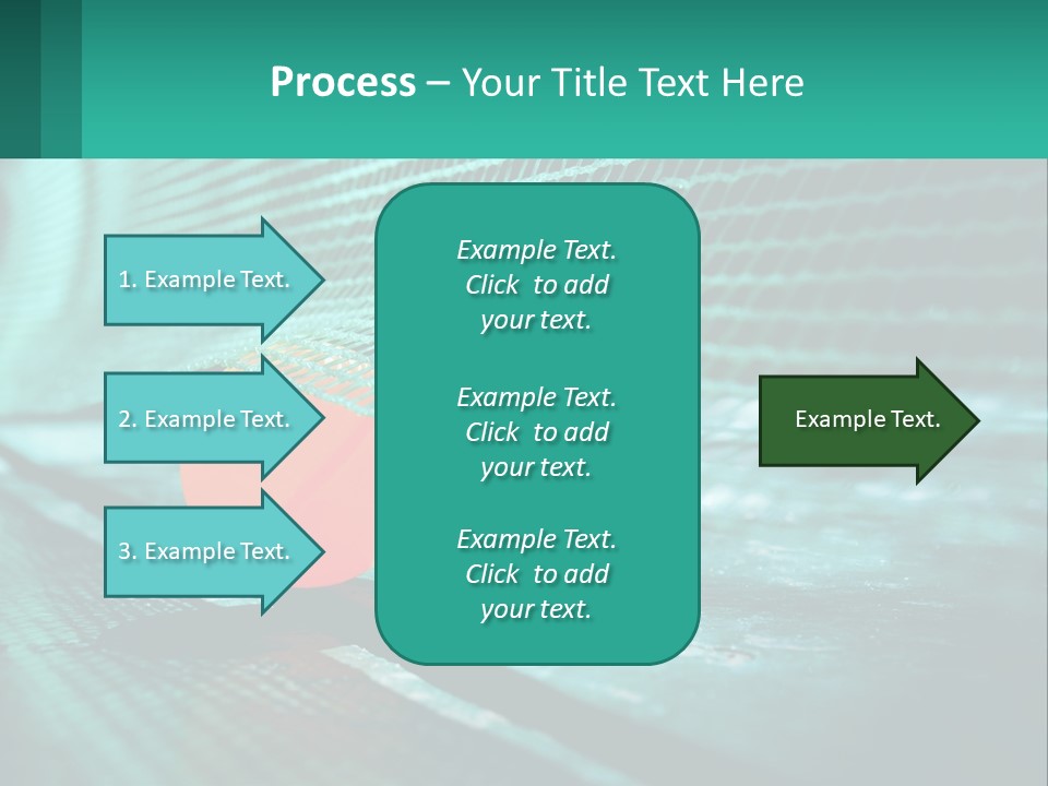A Tennis Racket Sitting On Top Of A Tennis Court PowerPoint Template
