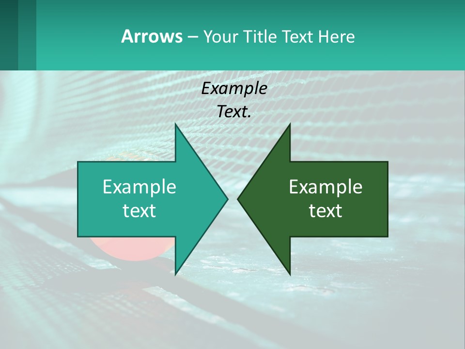 A Tennis Racket Sitting On Top Of A Tennis Court PowerPoint Template