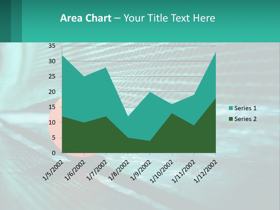 A Tennis Racket Sitting On Top Of A Tennis Court PowerPoint Template