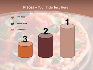 A Pizza With Olives And Pepperoni On It PowerPoint Template