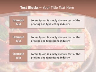 A Pizza With Olives And Pepperoni On It PowerPoint Template