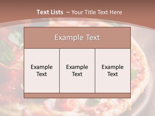 A Pizza With Olives And Pepperoni On It PowerPoint Template