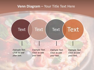 A Pizza With Olives And Pepperoni On It PowerPoint Template