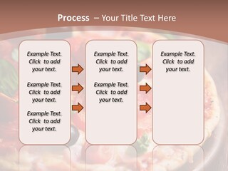 A Pizza With Olives And Pepperoni On It PowerPoint Template