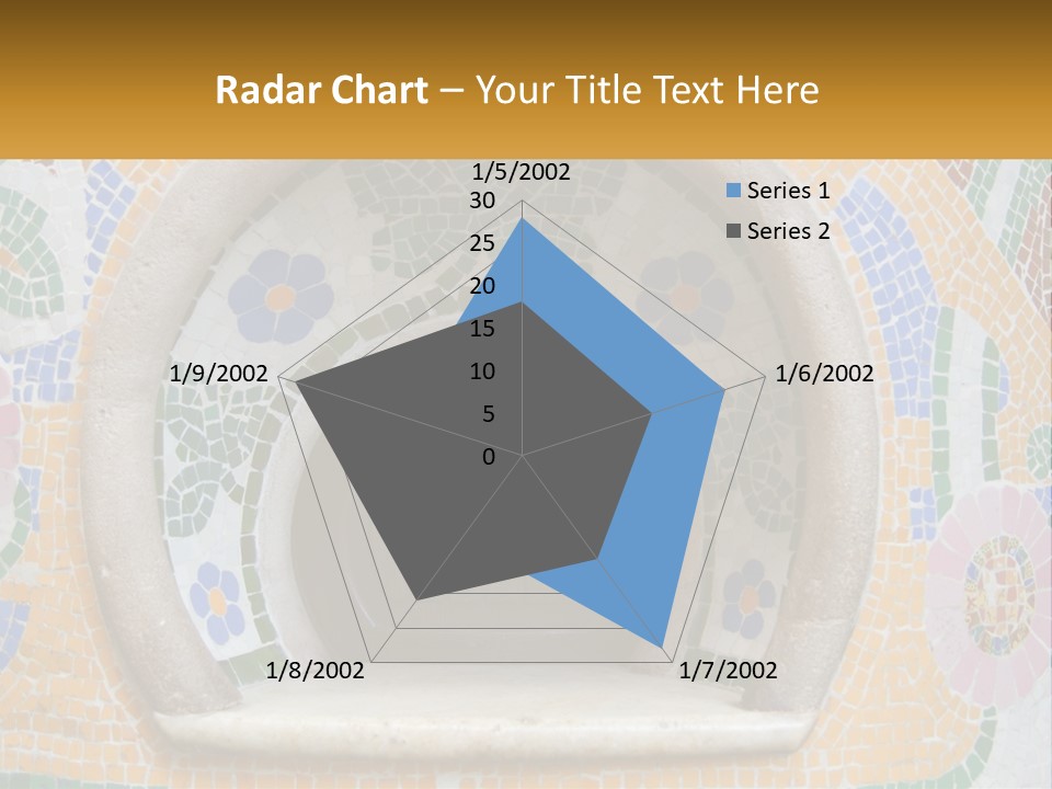 A Wooden Door In The Center Of A Colorful Wall PowerPoint Template