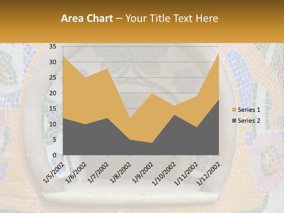A Wooden Door In The Center Of A Colorful Wall PowerPoint Template