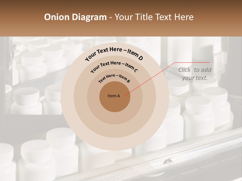 A Bunch Of White Jars Sitting On Top Of A Conveyor Belt PowerPoint Template