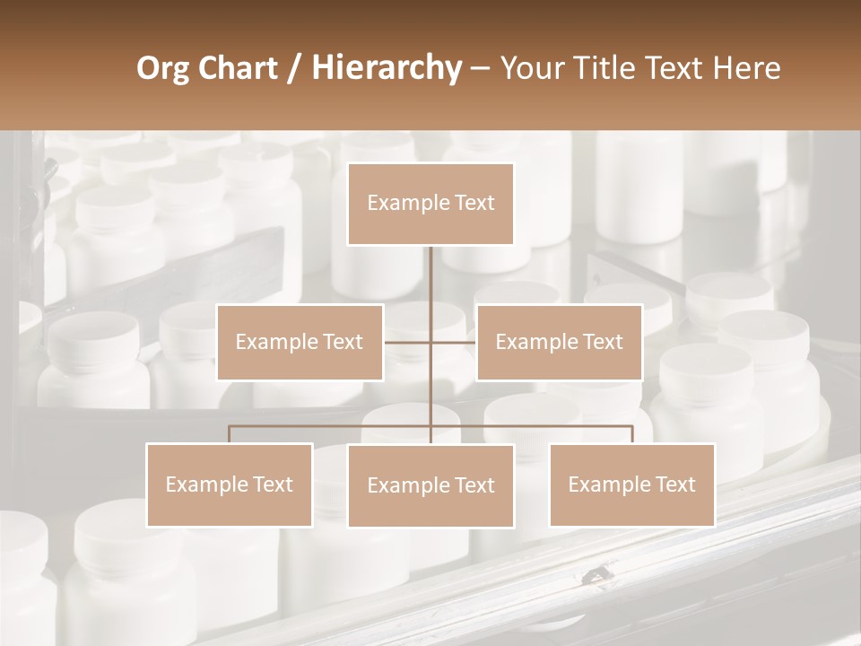 A Bunch Of White Jars Sitting On Top Of A Conveyor Belt PowerPoint Template