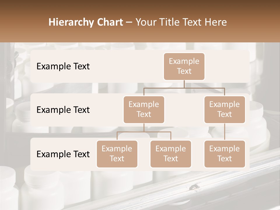 A Bunch Of White Jars Sitting On Top Of A Conveyor Belt PowerPoint Template