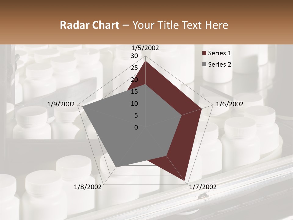 A Bunch Of White Jars Sitting On Top Of A Conveyor Belt PowerPoint Template