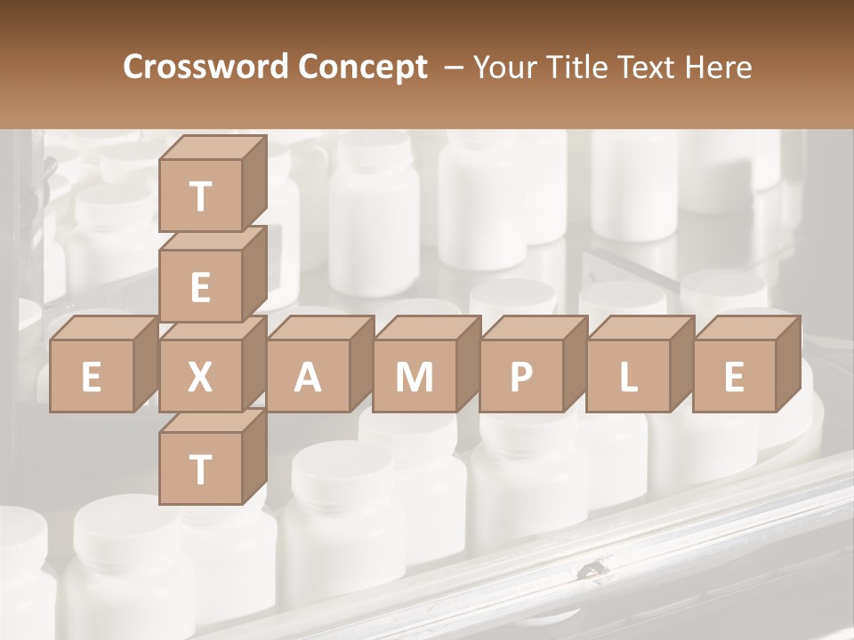 A Bunch Of White Jars Sitting On Top Of A Conveyor Belt PowerPoint Template