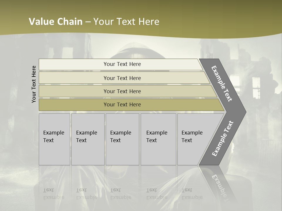 A Man In A Gas Mask Holding A Gun PowerPoint Template