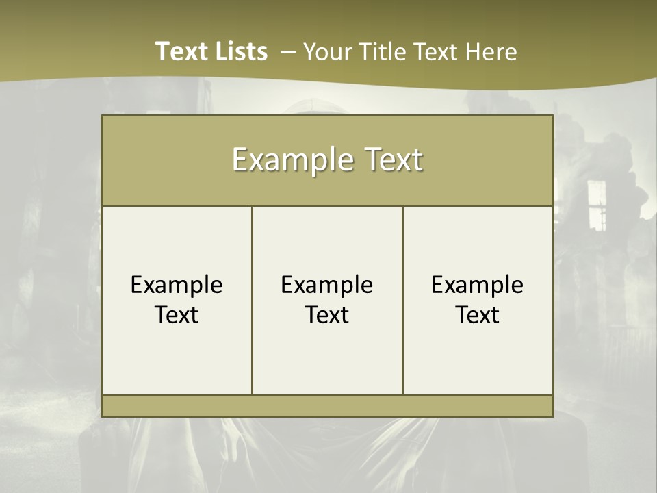 A Man In A Gas Mask Holding A Gun PowerPoint Template