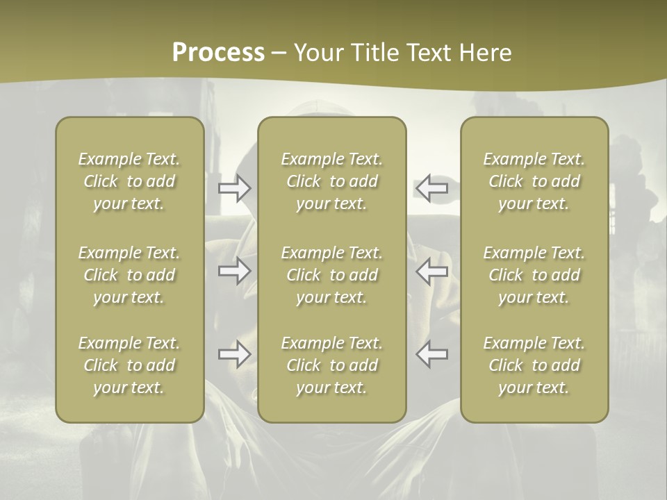 A Man In A Gas Mask Holding A Gun PowerPoint Template