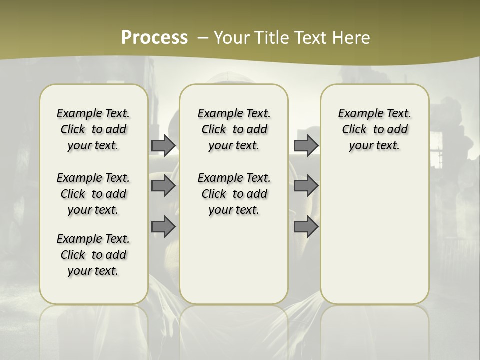 A Man In A Gas Mask Holding A Gun PowerPoint Template