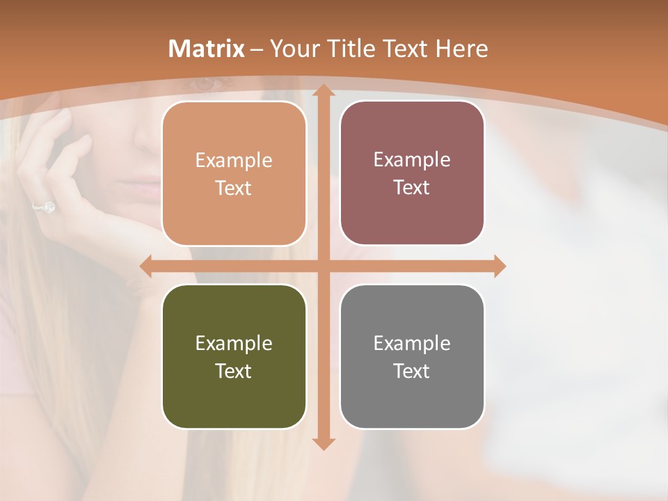 A Woman Sitting On A Couch Next To A Man PowerPoint Template