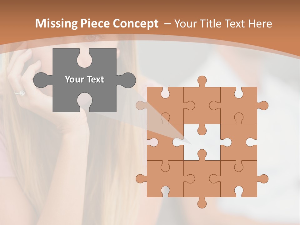 A Woman Sitting On A Couch Next To A Man PowerPoint Template