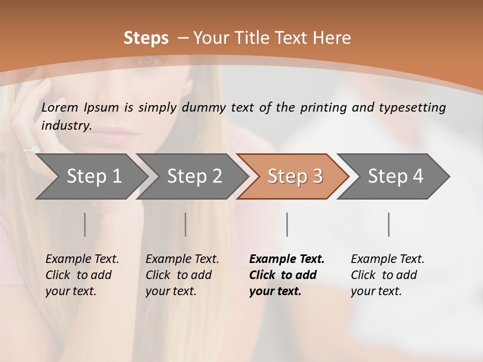 A Woman Sitting On A Couch Next To A Man PowerPoint Template