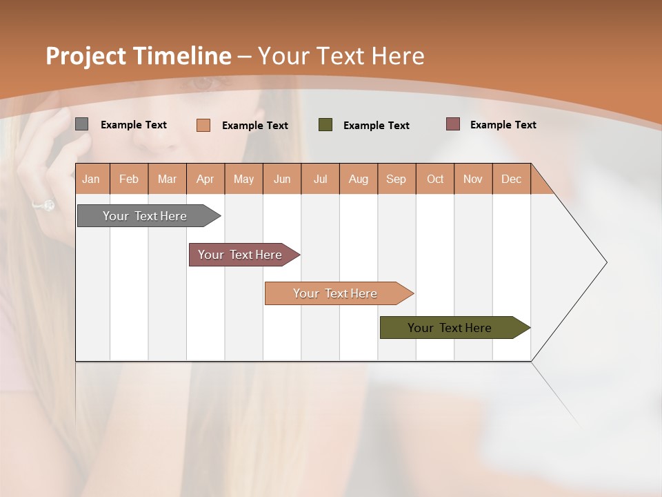 A Woman Sitting On A Couch Next To A Man PowerPoint Template