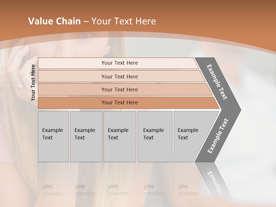A Woman Sitting On A Couch Next To A Man PowerPoint Template