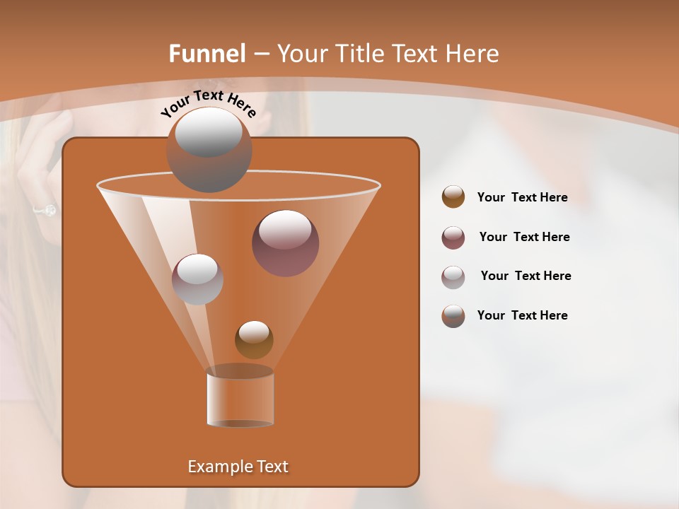 A Woman Sitting On A Couch Next To A Man PowerPoint Template