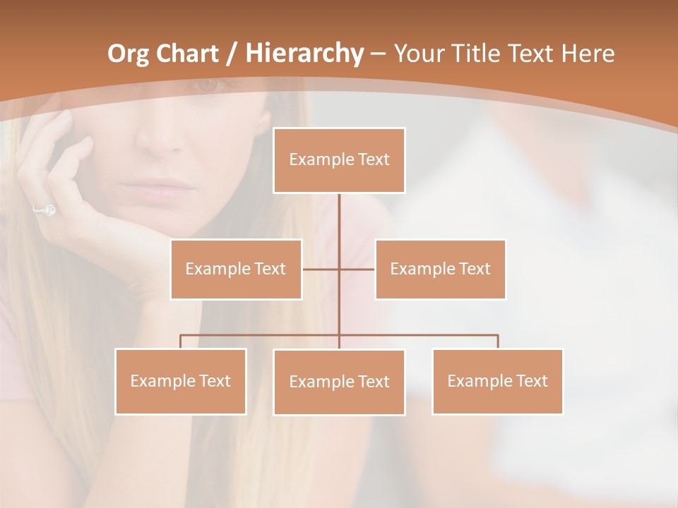 A Woman Sitting On A Couch Next To A Man PowerPoint Template