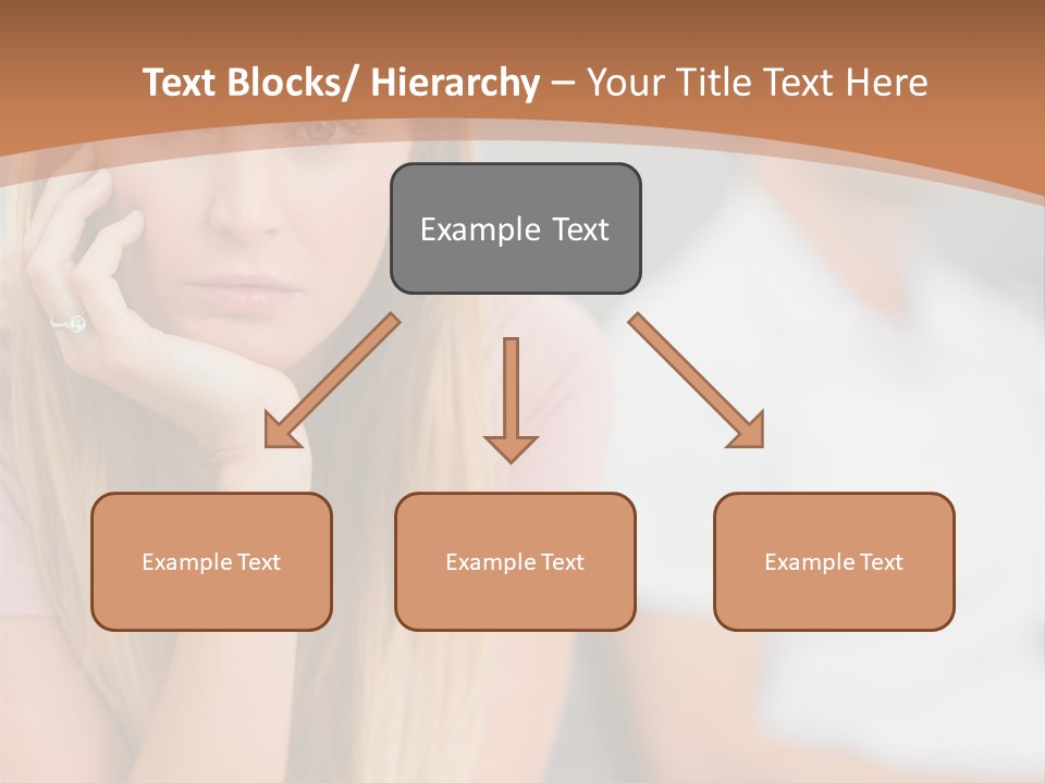A Woman Sitting On A Couch Next To A Man PowerPoint Template