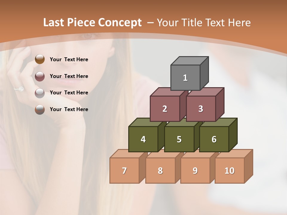 A Woman Sitting On A Couch Next To A Man PowerPoint Template